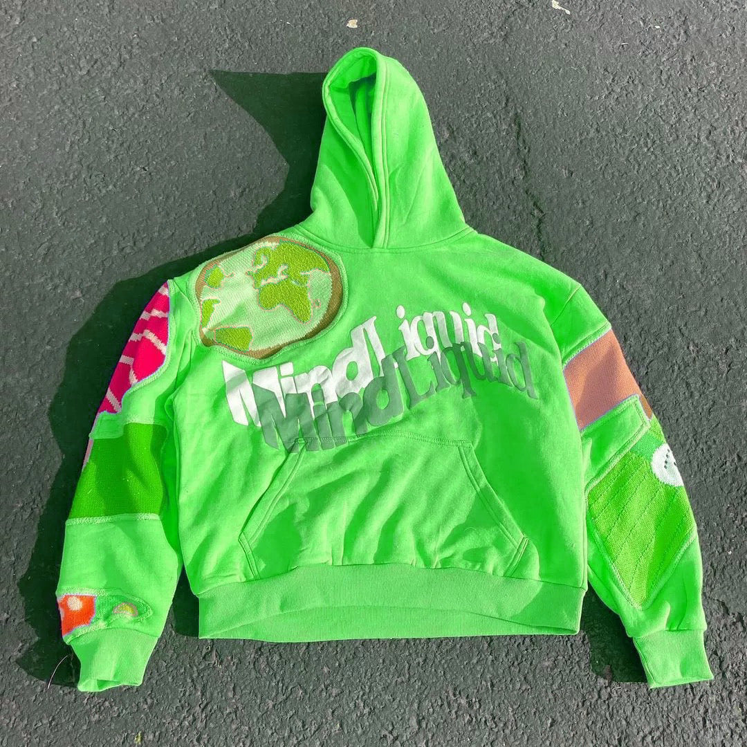 Tide brand retro street hip-hop hoodie