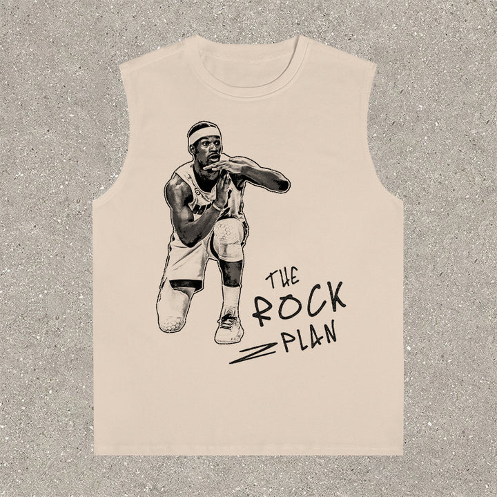 Casual Street Basketball Sleeveless Printed Vest