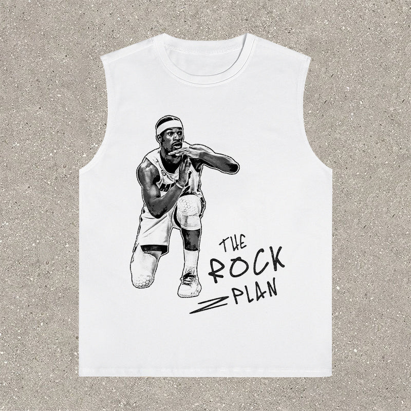 Casual Street Basketball Sleeveless Printed Vest