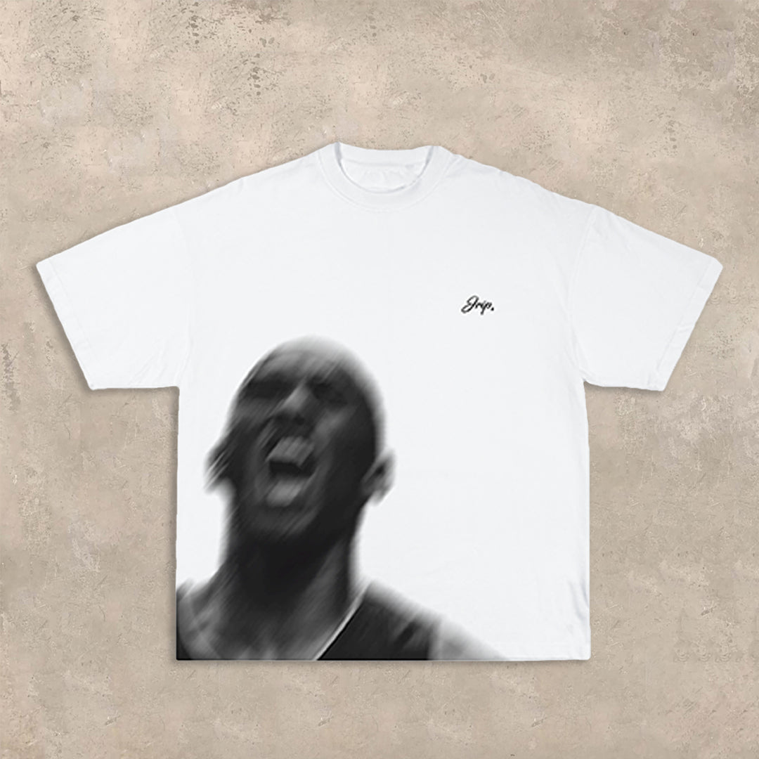 Basketball figure blurred graphic T-shirt