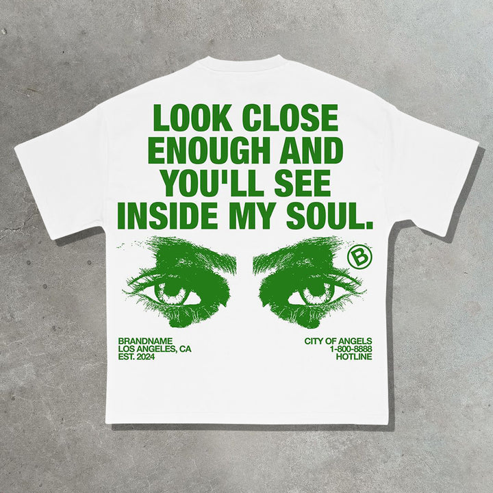 See the soul printed T-shirt