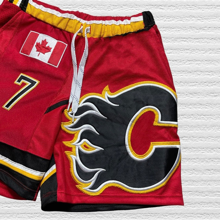 Canada Patchwork Mesh Shorts