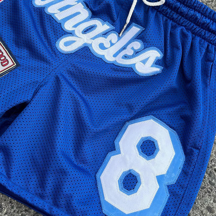 NO.8 Patch Street Basketball Mesh Shorts