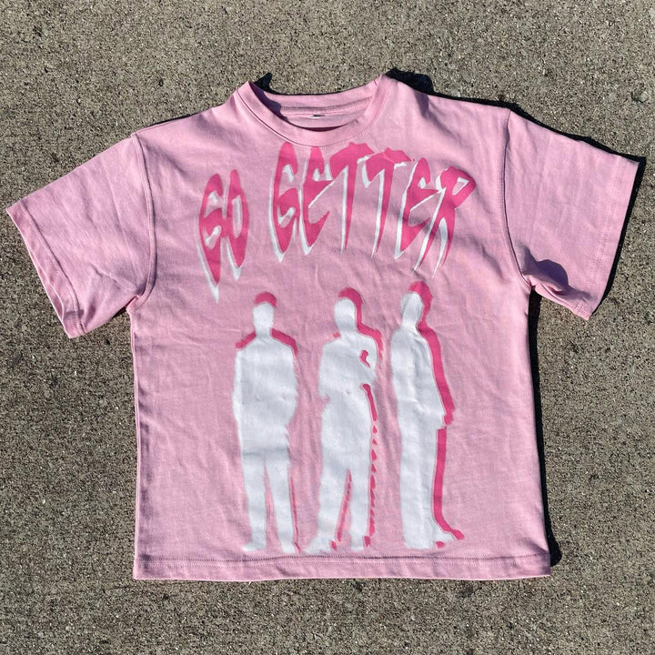 Go Getter Print Short Sleeve T-Shirt