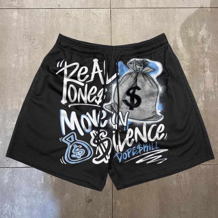 Trendy brand hip-hop fashion street shorts