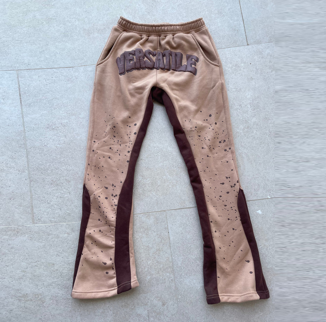 Personalized fashionable contrasting printed trousers