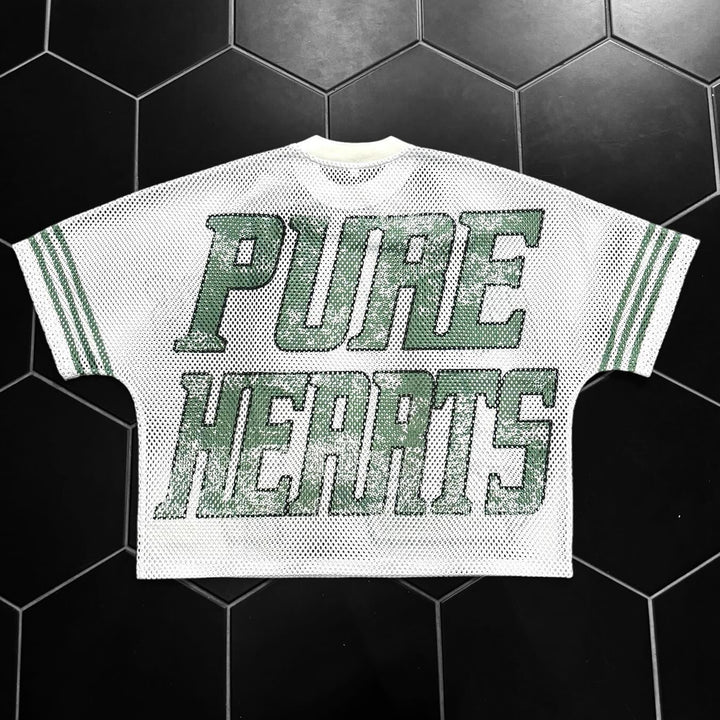 Pure Heart Casual Street Mesh Jersey