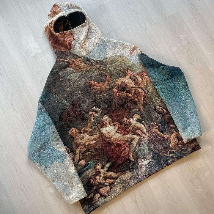 Vintage Angel Tapestry Hoodie