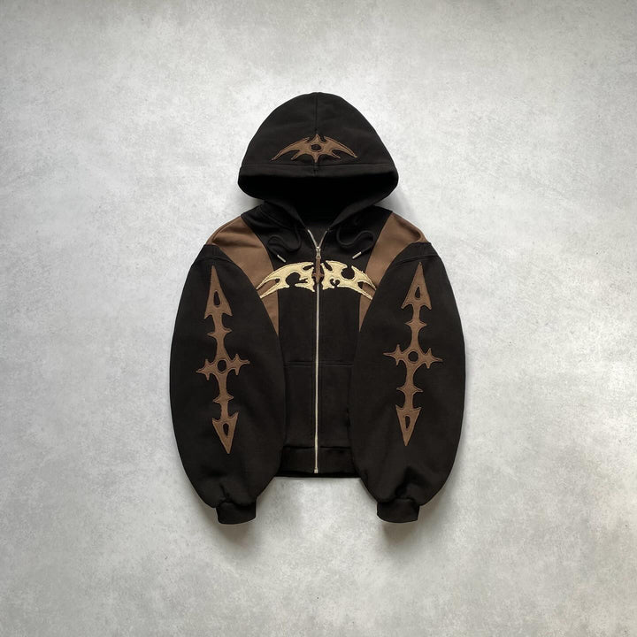 Spiky Arrow Casual Street Hoodie