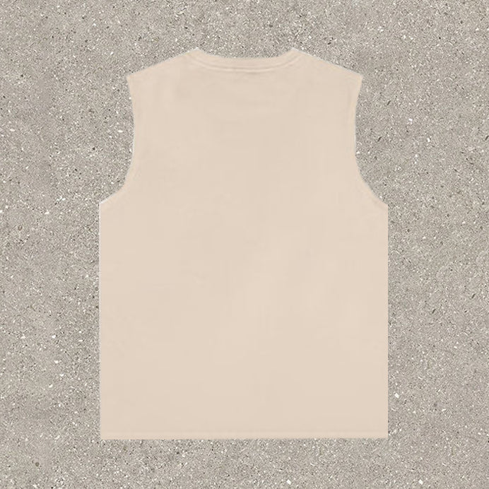 Highly anticipated casual street basketball print tank top