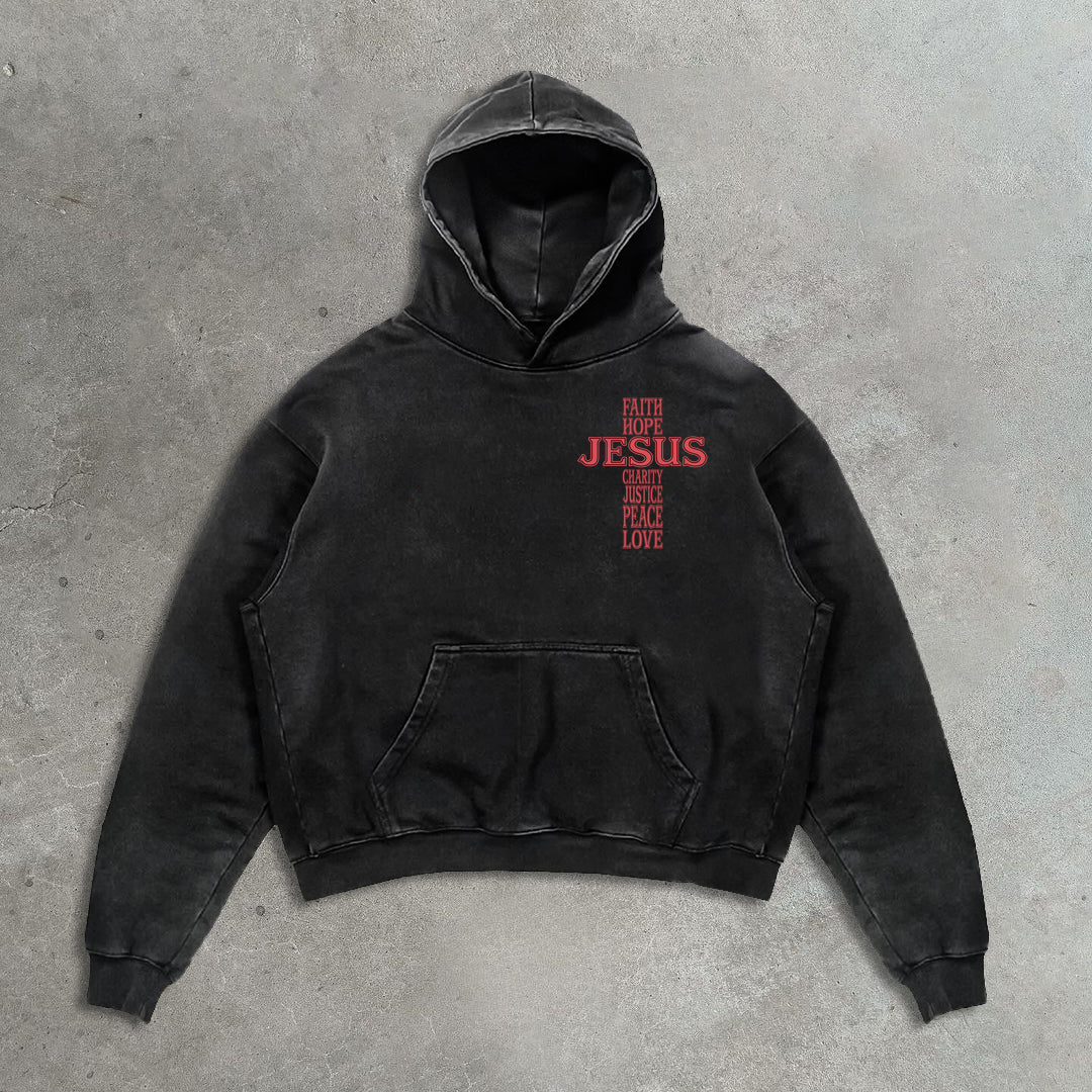 Jesus Faith Casual Street Hoodie