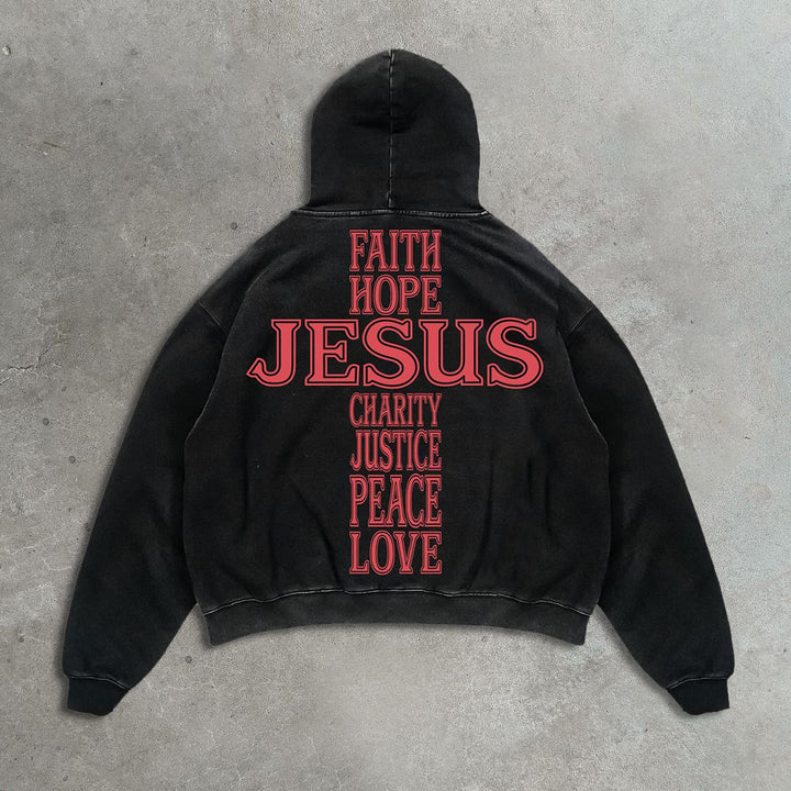 Jesus Faith Casual Street Hoodie