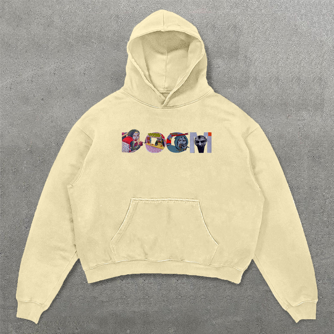 Words Album Cover Print Long Sleeve Hoodies