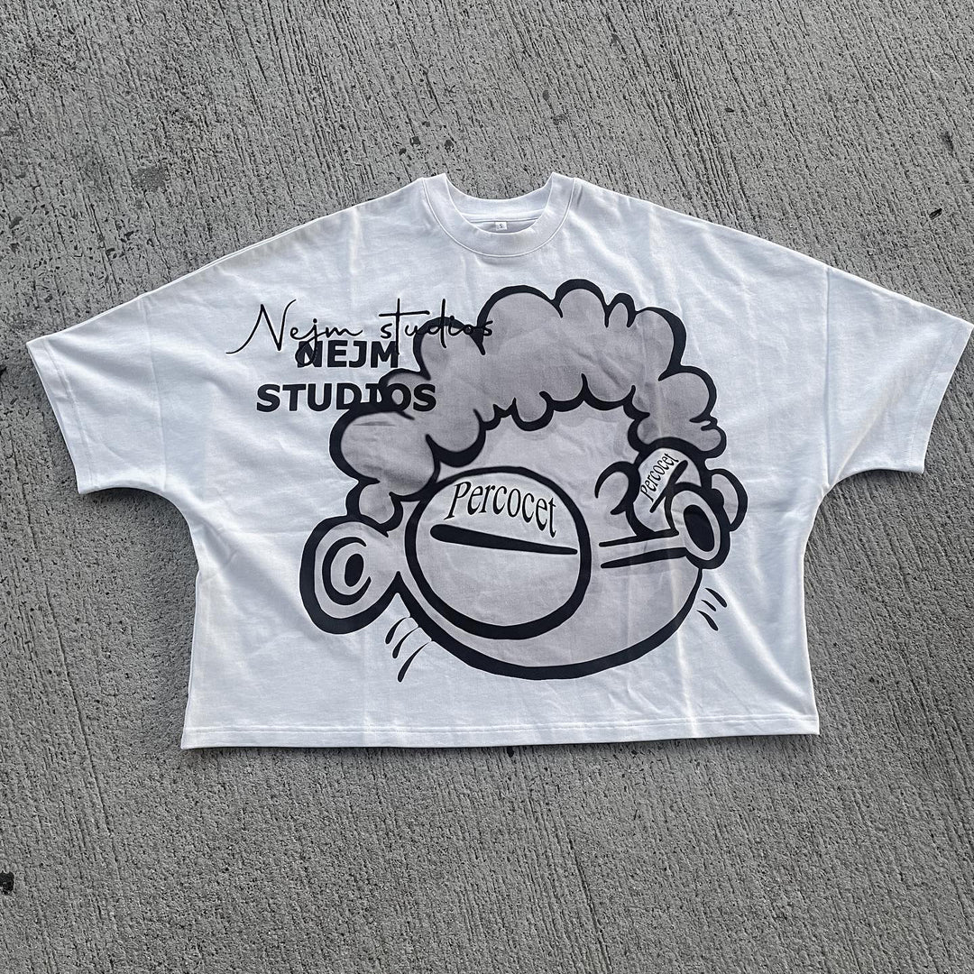 Bubble casual street T-shirt