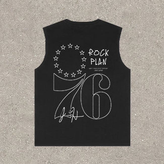 Casual Street Basketball Print Tank Top