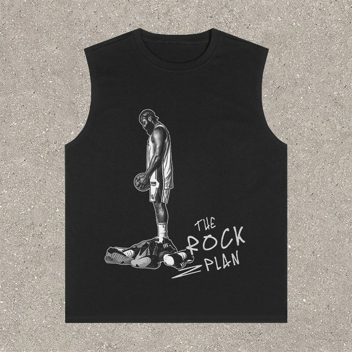 Casual Street Basketball Print Tank Top