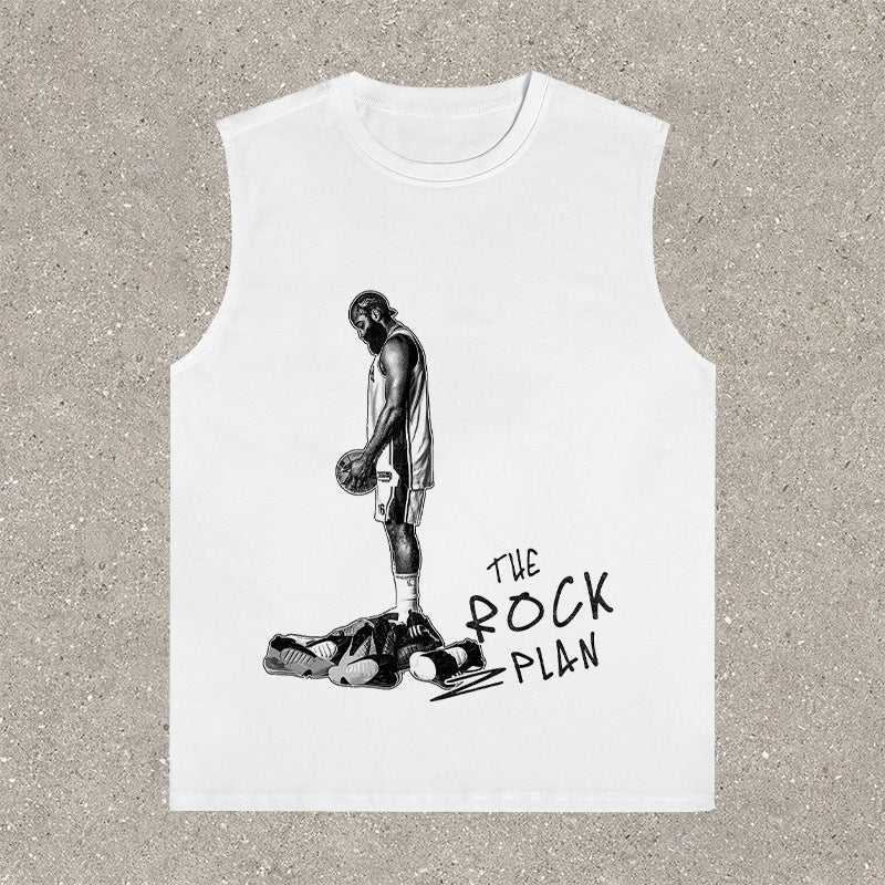 Casual Street Basketball Print Tank Top