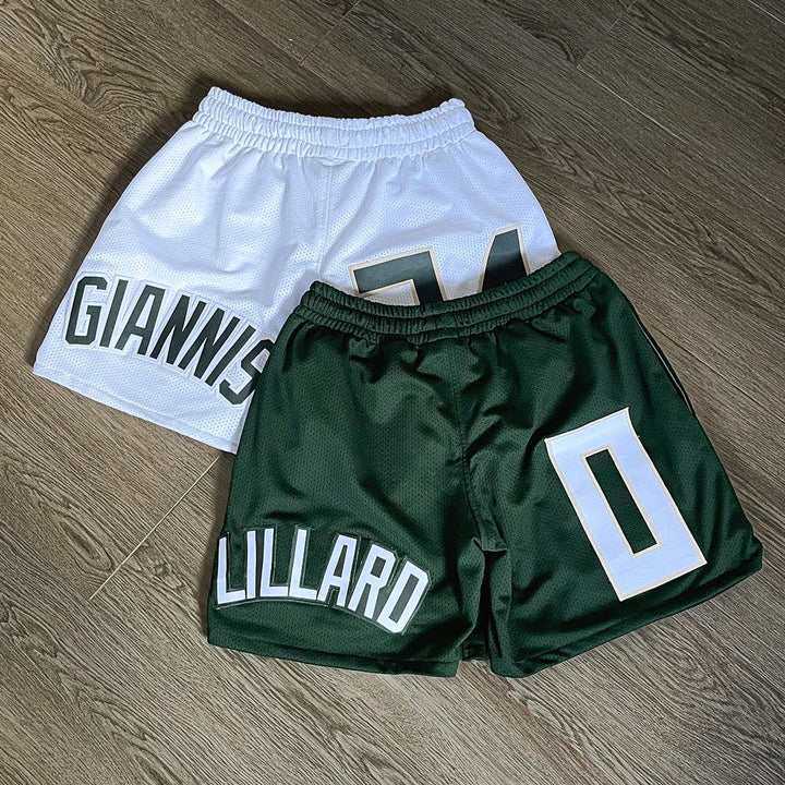 Bucks Casual Street Basketball Mesh Shorts