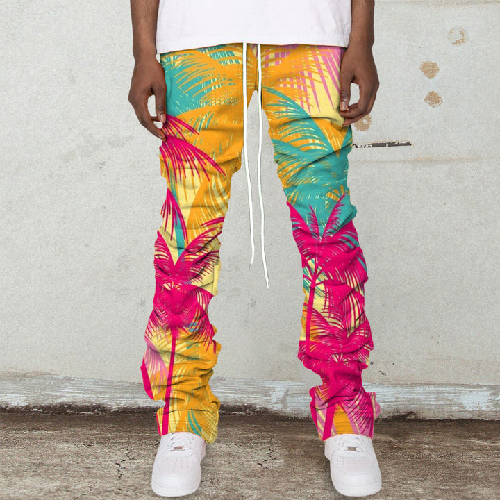 Retro Trend Coconut Hip Hop Pile Pants Trousers