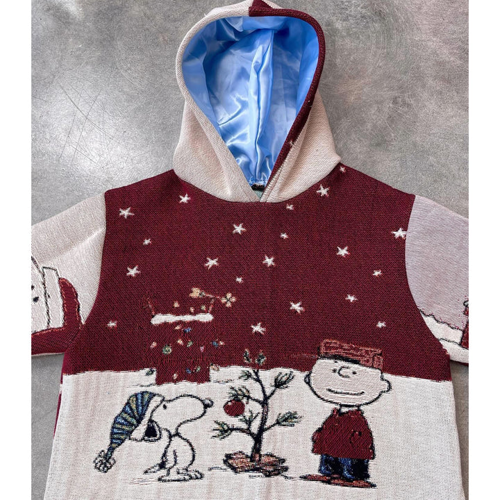 Retro Christmas Pattern Tapestry Hoodie