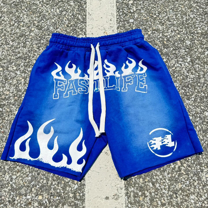 fastlife flame shorts