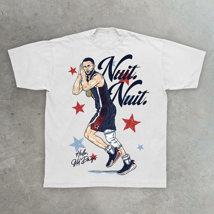 Goodnight Casual Street Basketball T-shirt