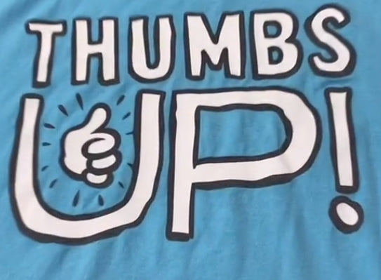 Thumbs up print T-shirt