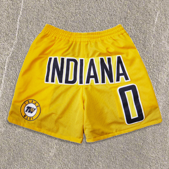 Double-sided Haliburin street basketball mesh shorts