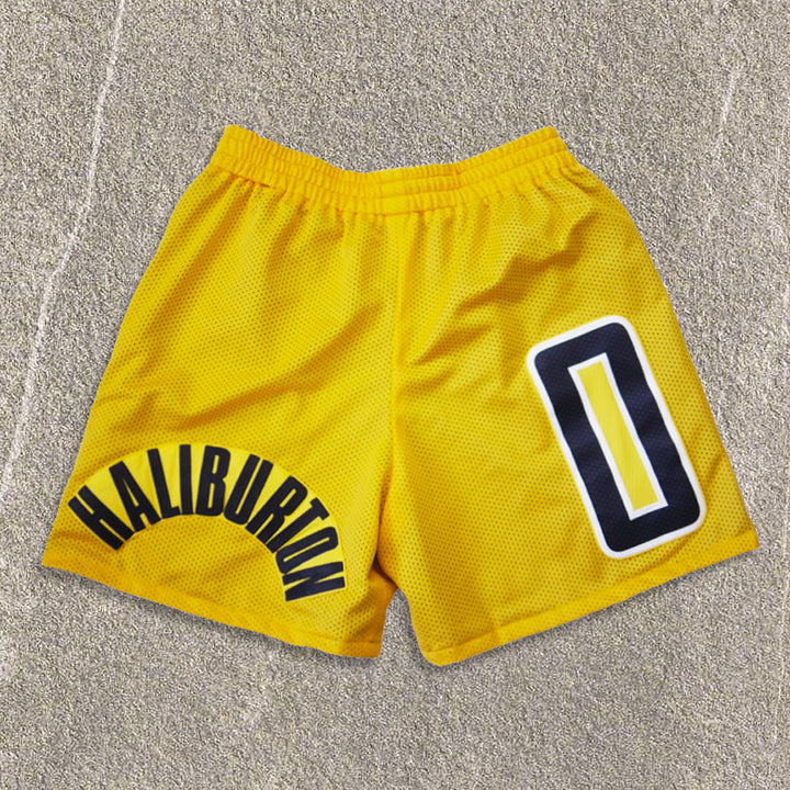 Double-sided Haliburin street basketball mesh shorts