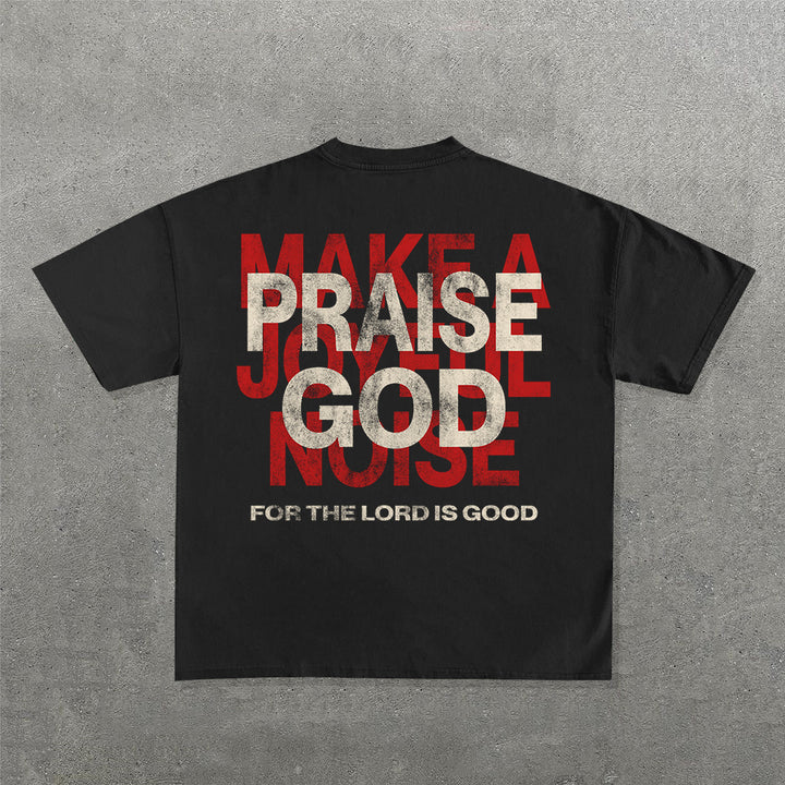 Praise God Print Short Sleeve T-Shirt