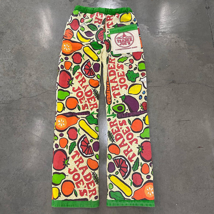 Personalized retro printed trousers