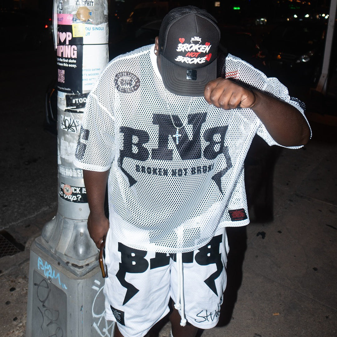 BNB casual street mesh jersey