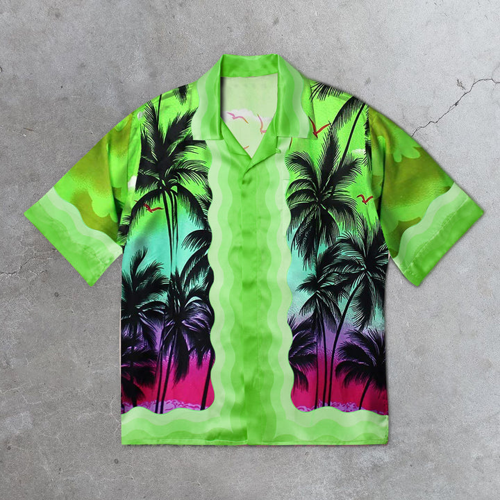 Fashion Casual Hawaiian Short Sleeve Shirt