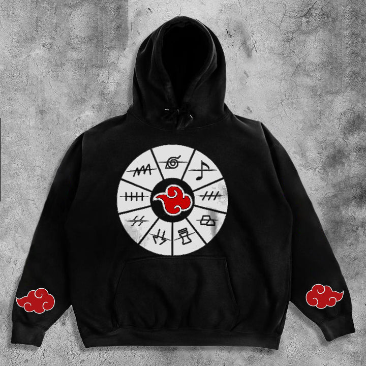 Naruto Anime Graphic Hoodie - boasready