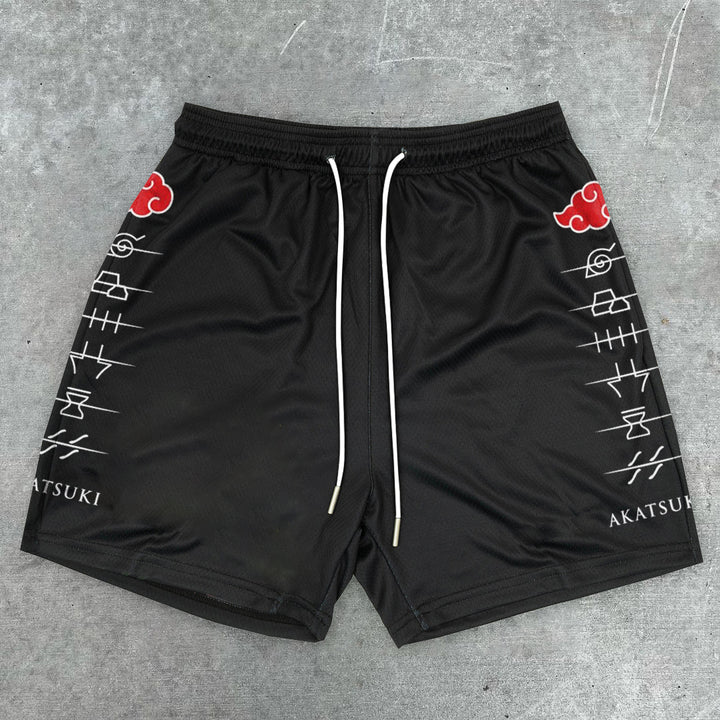 Naruto Print Casual Retro Shorts