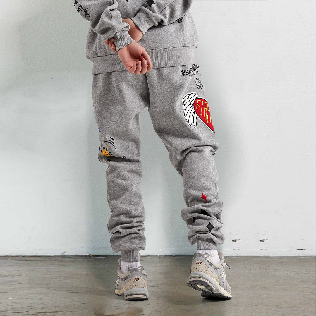 Graffiti trendy brand street sweatpants