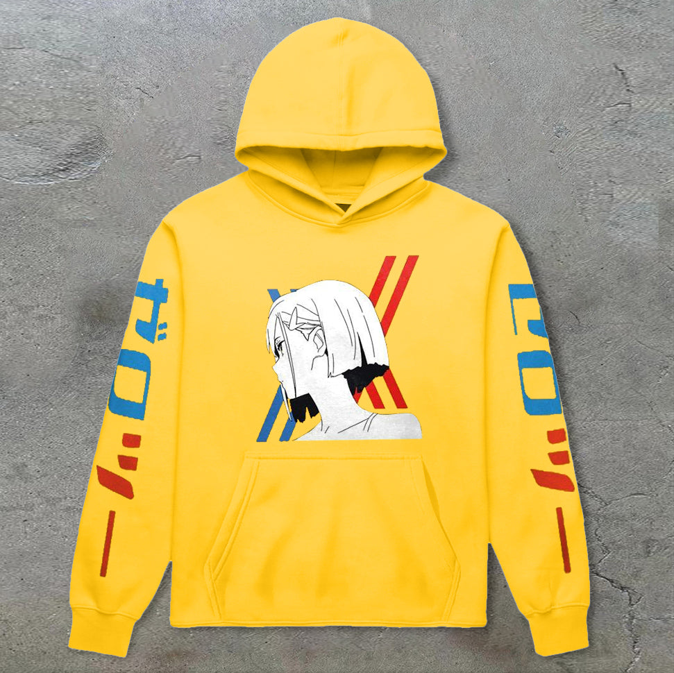 Vintage Print Comic Strip Hoodie - boasready