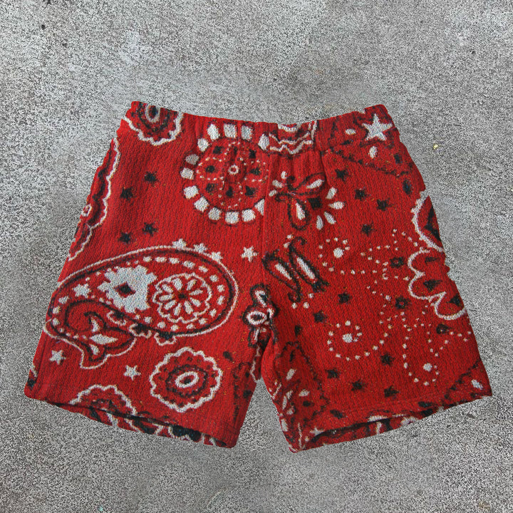 Vintage Paisley Fashion Shorts - boasready