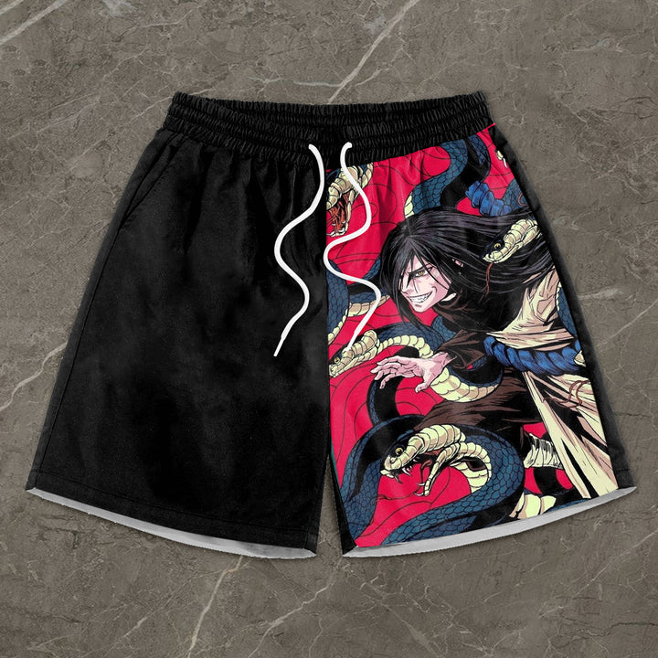 paneled comic strip street shorts