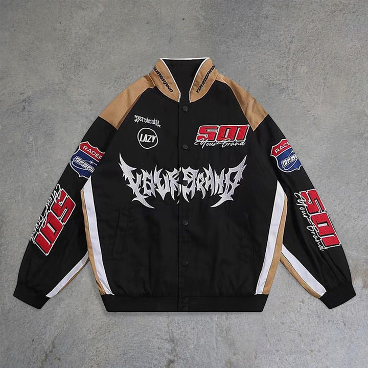 Retro Street Hip Hop Racing Jacket - boasready