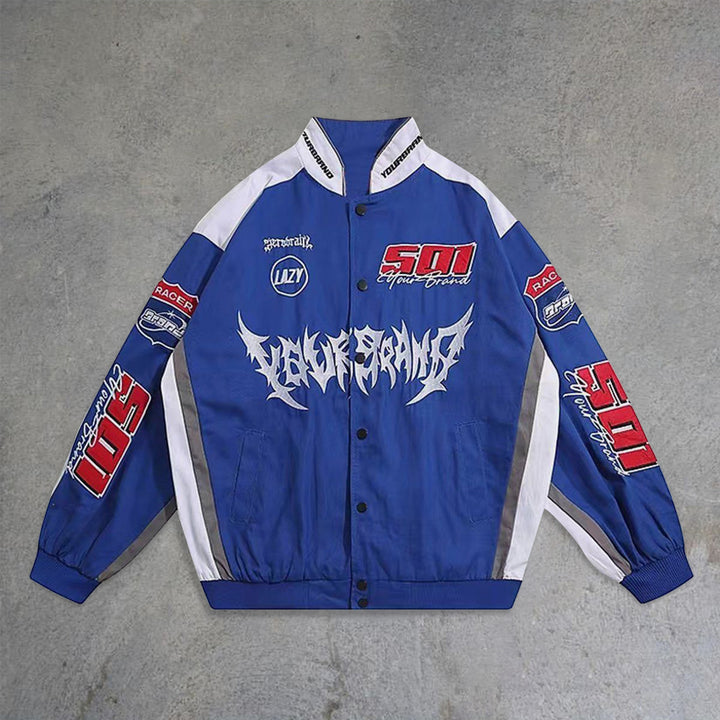 Retro Street Hip Hop Racing Jacket - boasready