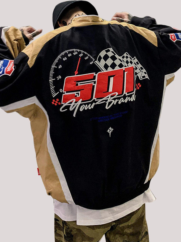 Retro Street Hip Hop Racing Jacket - boasready