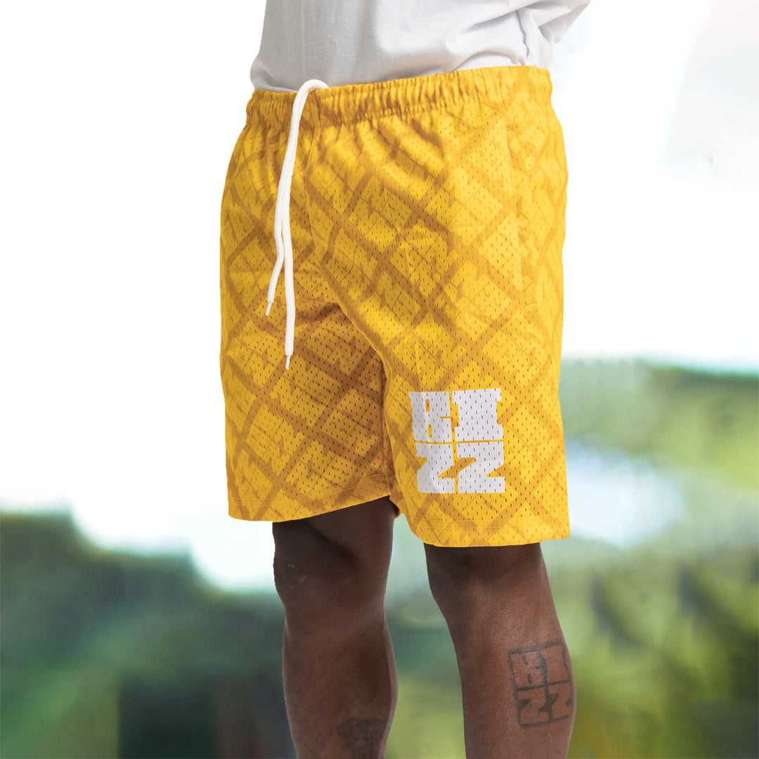 Fashion brand outdoor sports mesh shorts - boasready