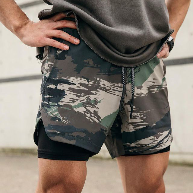 Quick Drying Breathable Multi Pocket Sports Shorts