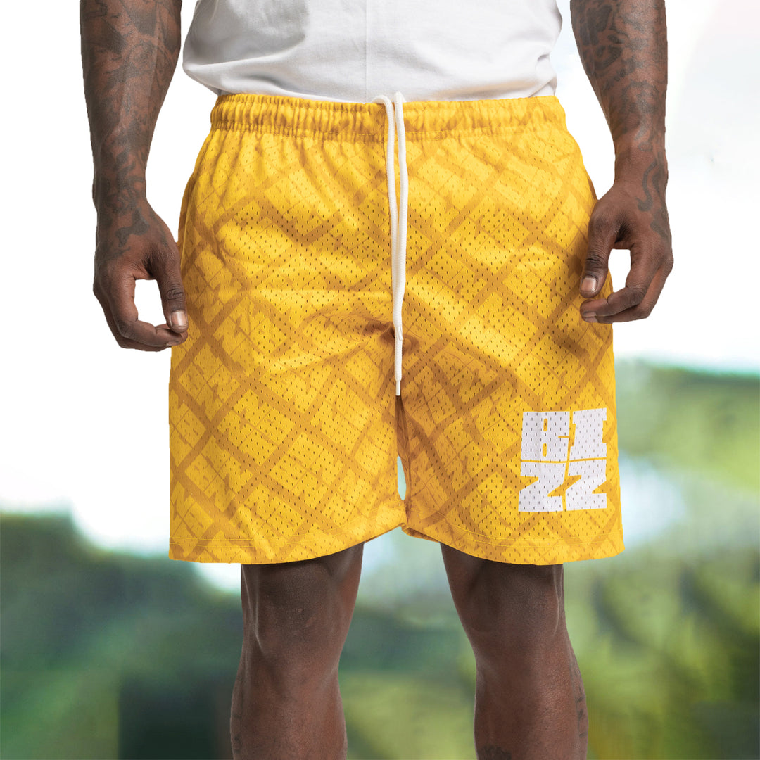 Fashion brand outdoor sports mesh shorts - boasready