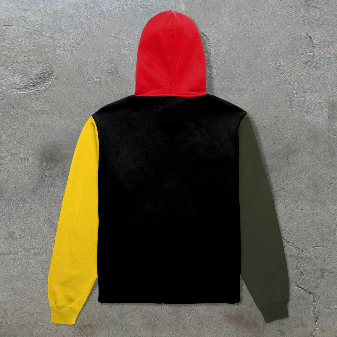 Naruto Manga Graphic Block Hoodie