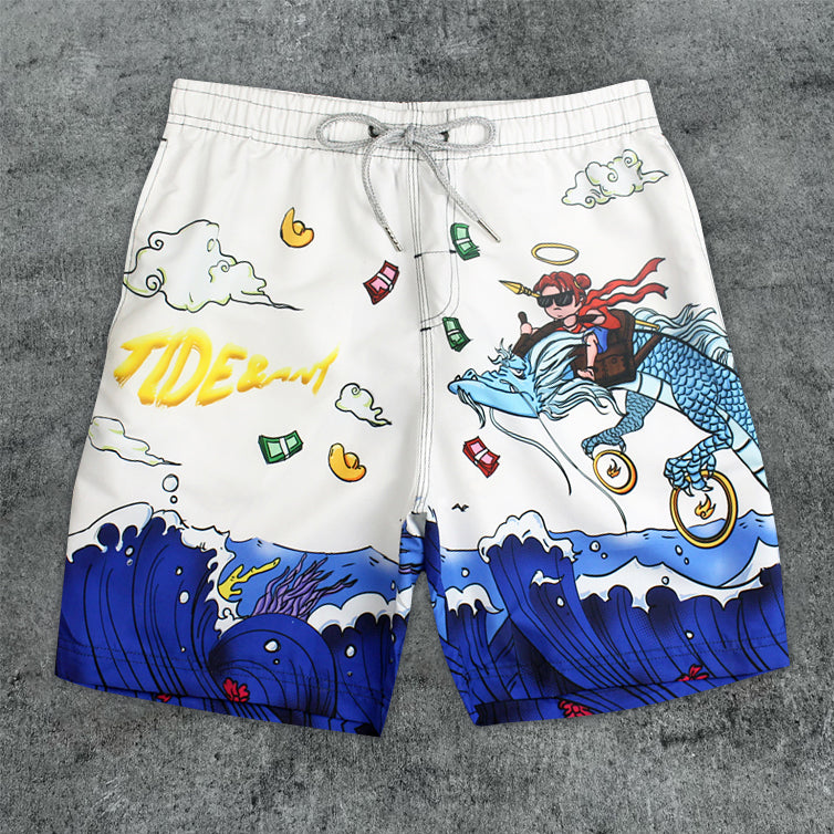 Retro trendy casual outdoor beach shorts - boasready