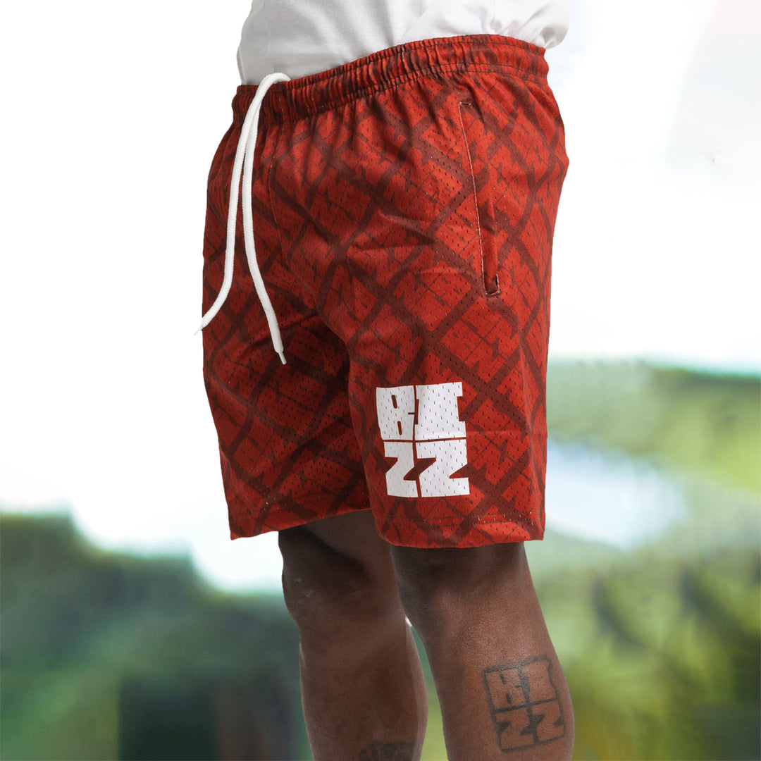 Sports fashion trendy brand mesh essential shorts - boasready