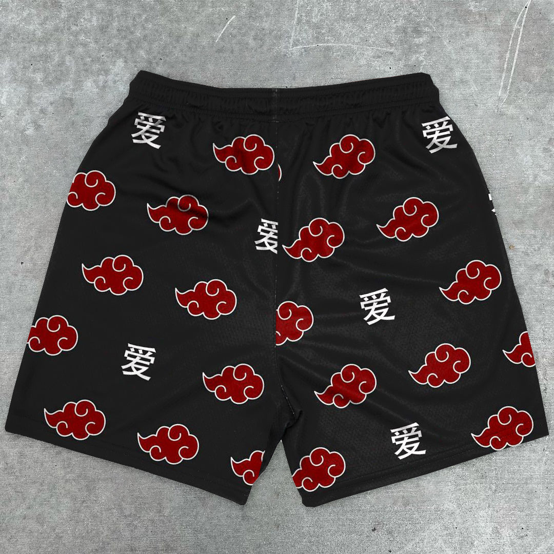 Retro Naruto Street Shorts