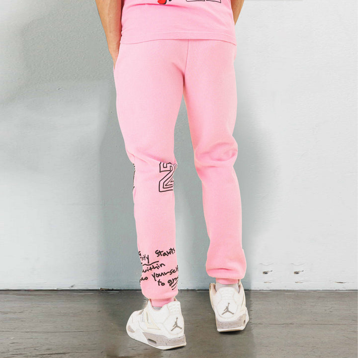 trendy retro street style sweatpants